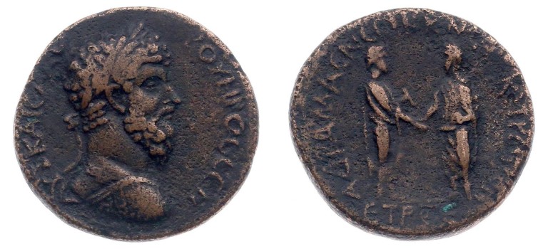 Lucius Verus - with Marcus Aurelius rare coin (D2057)