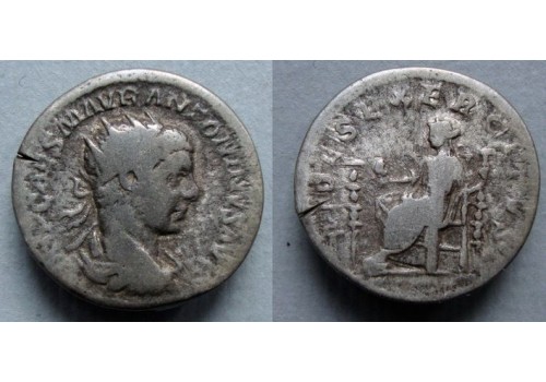 Elagabalus - FIDES EXERCITVS Antoninianus schaars (D2072)