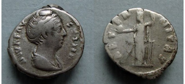 Faustina I - denarius Aeternitas (D2077)
