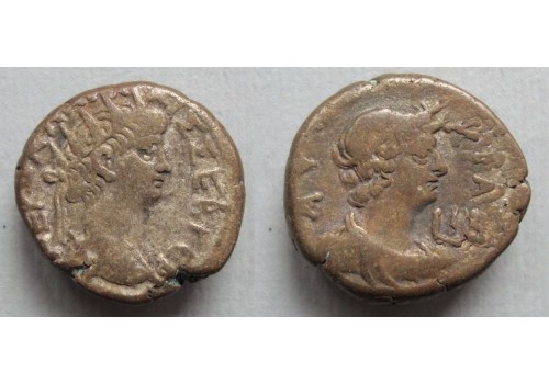 Nero - zilveren Tetradrachme met Alexandria! (D2079) Nero - zilveren Tetradrachme met Alexandria! (D2079)