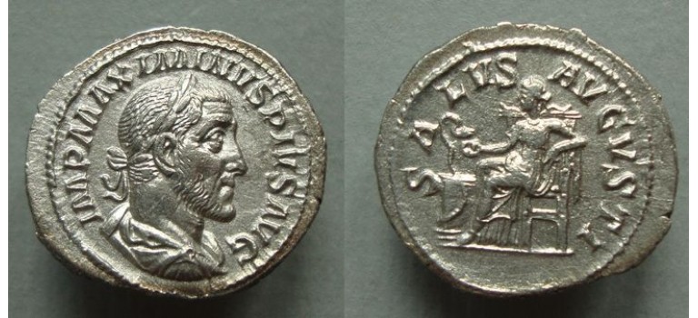 Maximinus I - SALVS AVGVSTI denarius (D2087)