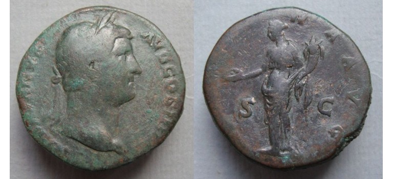 Hadrian SESTERTIUS - Fortuna (N2081)