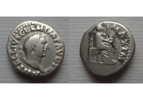 Vitellius - denarius MAX PONTIF! (D21100)