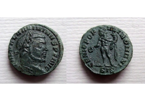 Maximinus II  - engraver's error Quarter Follis! (F2201)