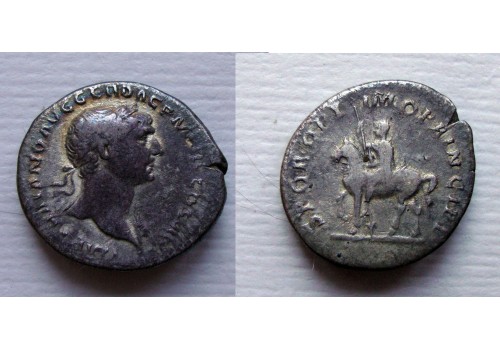 Trajanus - Ruiterstandbeeld zeldzaam! (D21111)