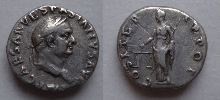Vespasian - denarius Aequitas (D21134)