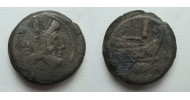 Romeinse republiek - Januskop As na 211 voor Christus! (D21145)