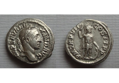 Severus Alexander MARS denarius! (F2205)