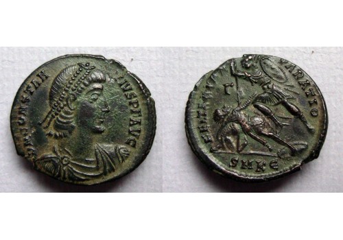 Constantius II - Gevallen ruiter, mooi! (F2216)