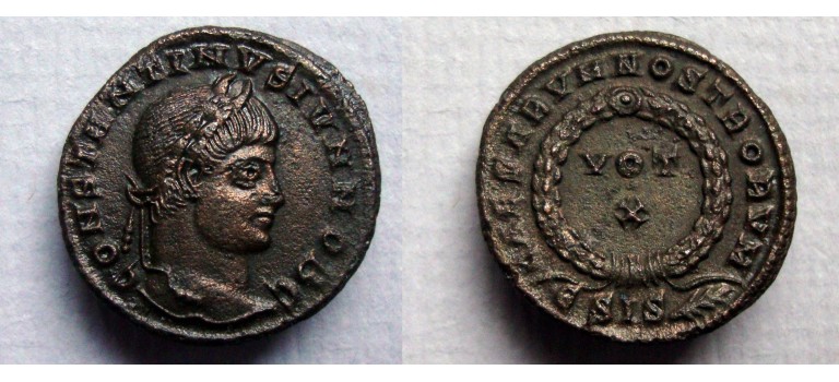 Constantinus II - VOT X Siscia zeldzaam! (F2219)