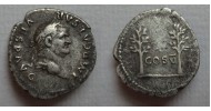 Vespasianus - denarius laurierbomen! (F2224)