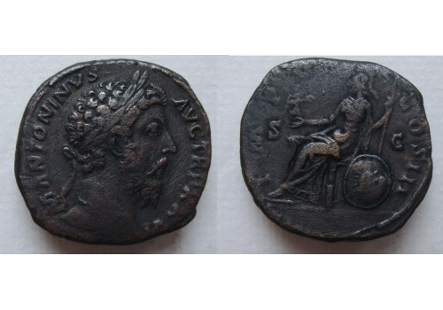Marcus Aurelius- sestertius ROMA (JA2218)