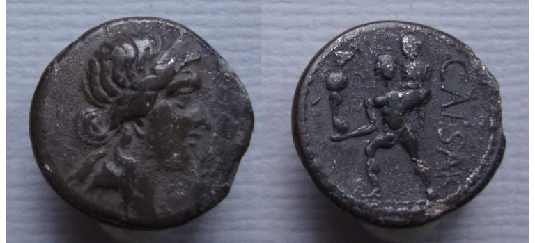 Julius Caesar - denarius AENEAS (JA22117) Julius Caesar - denarius AENEAS (JA22117)