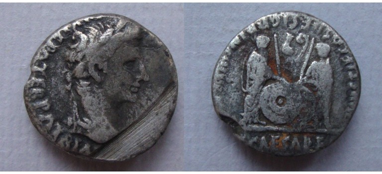 Augustus - denarius Caius en Lucius  (JA22126)