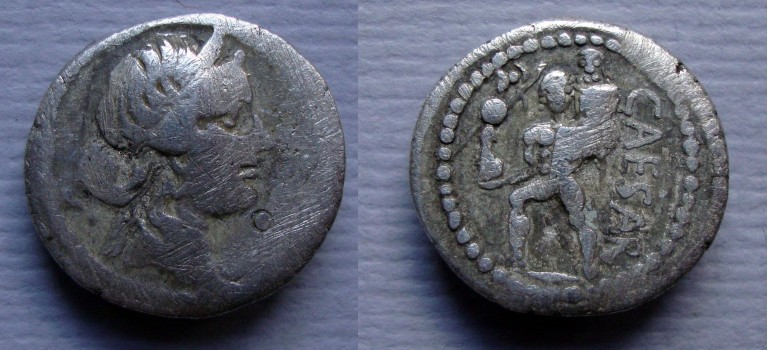Julius Caesar - denarius AENEAS (JA22155)