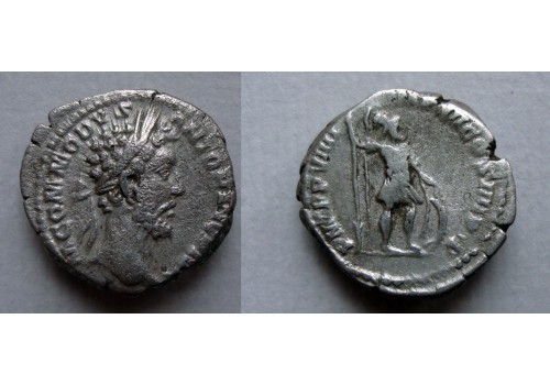 Commodus -  denarius  MARS (JA2222)