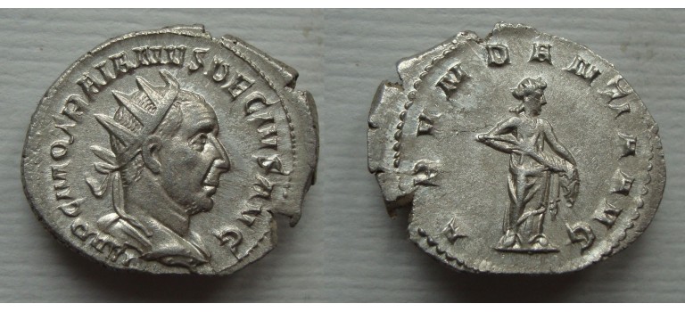 Trajan Decius - ABVNDANTIA  extremely fine (JA2242)