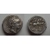 Romeinse republiek - denarius  Claudius Pulcher driespan 111-110 v. Chr. (JA2275)