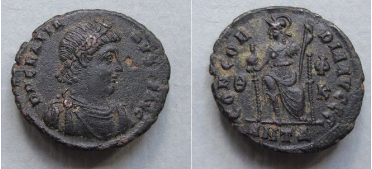 Gratian - Concordia Avggg Antioch scarce (N2057) Gratian - Concordia Avggg Antioch scarce (N2057)