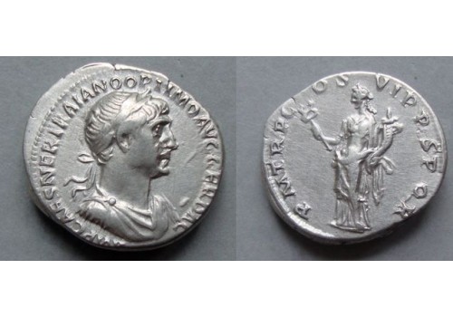 Trajanus - FELICITAS interessante buste! (o20122)