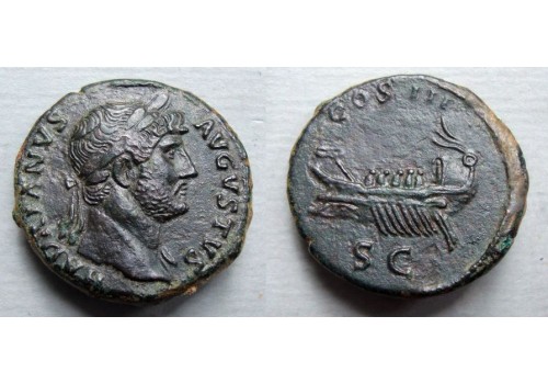 Hadrianus AS - Galjoen reis-serie bijna prachtig! (o20126)