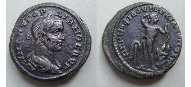 Gordianus III -  Apollo Marcianopolis zeldzaam! (O2028)