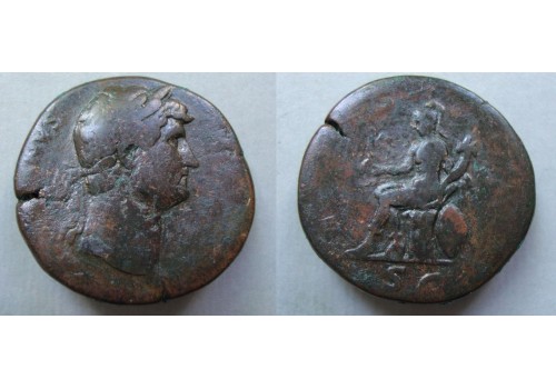Hadrianus SESTERTIUS - ROMA (o2035)