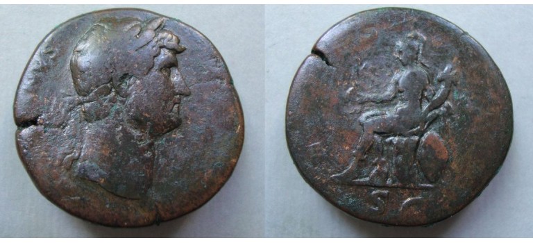 Hadrianus SESTERTIUS - ROMA (o2035)
