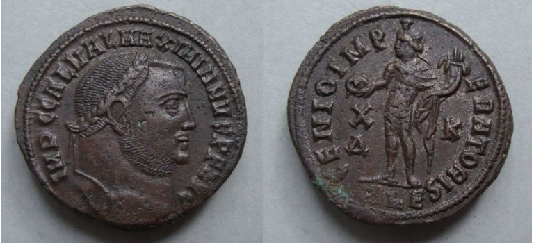 Galerius -  GENIO IMPERATORIS Alexandria, mooie kop!  (o2049)