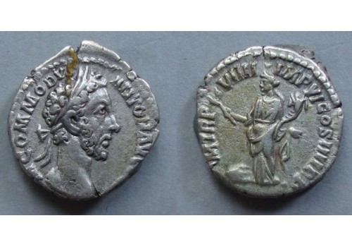 Commodus - denarius PAX zeldzaam! (o2064)