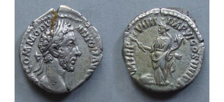 Commodus - denarius PAX zeldzaam! (o2064)