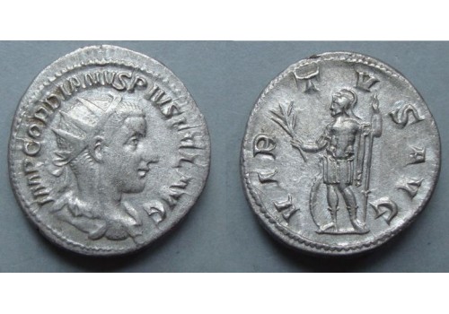 Gordianus III - VIRTVS AVG, indrukwekkende keerzijde (o2069)
