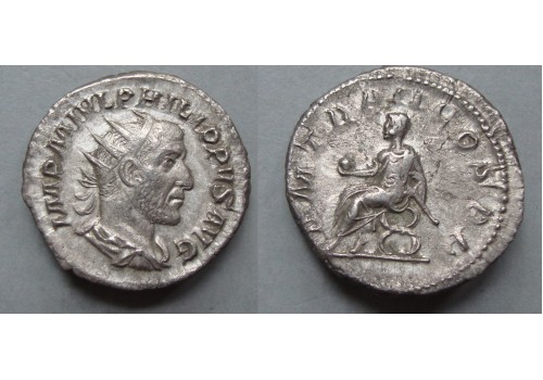 Philippus I - Keizer op curulische zetel (o2070)
