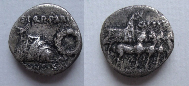 Augustus - denarius consulaire attributen ZELDZAAM! (D2121)