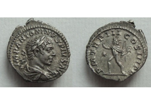 Elagabalus - denarius SOL PRACHTIG! (D2147)