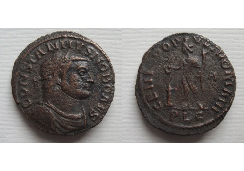 Constantius Chlorus - Genius Lyon, mooie buste en schaars (D2174)