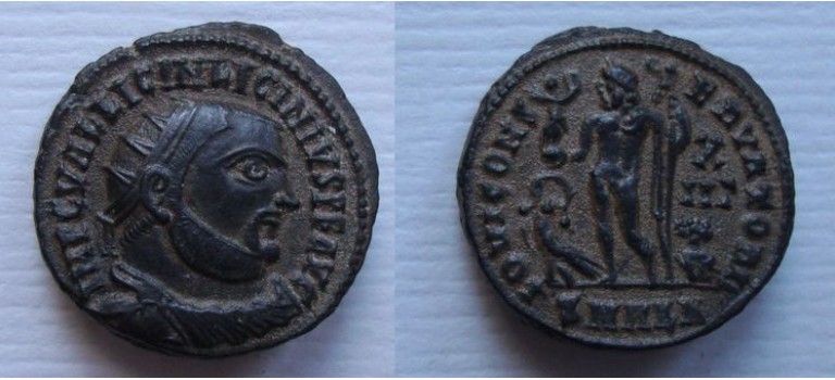 Licinius - JUPITER zandpatina!  (N21123)