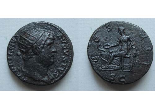 Hadrianus  - SALUS Dupondius (N2189)