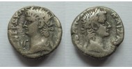 Nero - zilveren Tetradrachme met Tiberius! (JUN 2004)