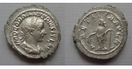 Gordian III - Laetitia denarius RARE (JUN2008)