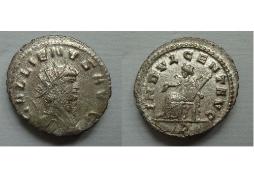 Gallienus - INDVLGENTIA verzilverd! (JUN2040) Gallienus - INDVLGENTIA verzilverd! (JUN2040)