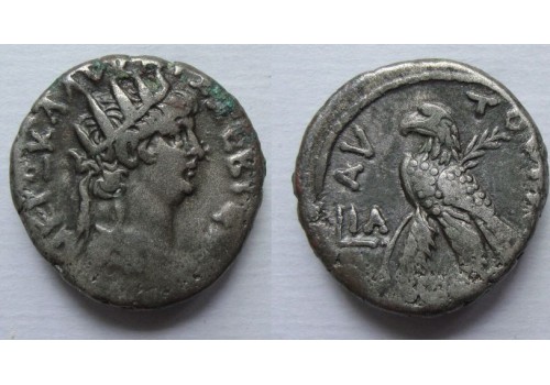Nero - zilveren Tetradrachme met Adelaar! (JUN2013)