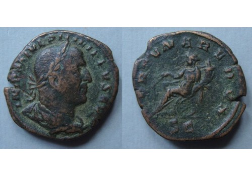 Philippus I - sestertius FORTVNA REDVX (s2087)