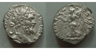 Septimius Severus - Victoria denarius  Emesa schaars (AP2022)