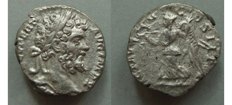 Septimius Severus - Victoria denarius Emesa (AP2022)