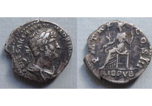 Hadrian - LIBERTAS denarius! (AU2092) Hadrian - LIBERTAS denarius! (AU2092)