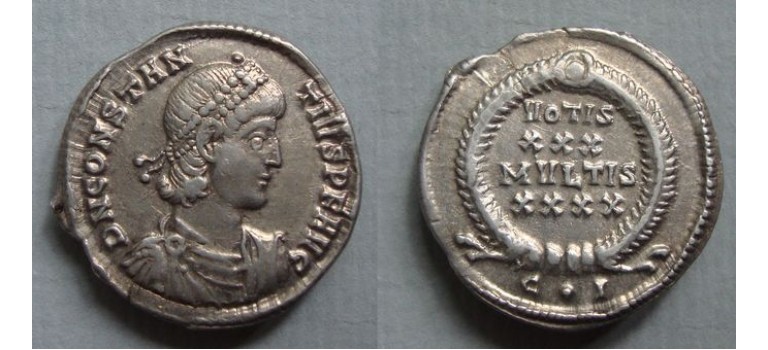 Constantius II - siliqua Constantinople beauty! (ME1921)