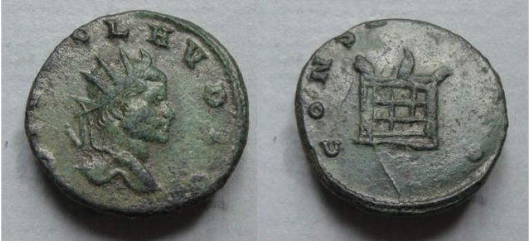 Claudius II - DIVO CLAUDIO altar NICE! (AU2096)