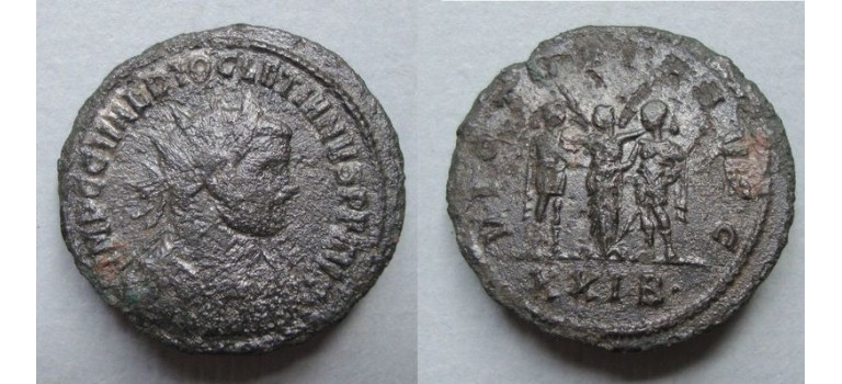 Diocletianus - Antoninianus Victoria zeer zeldzame keerzijde! (S2028)