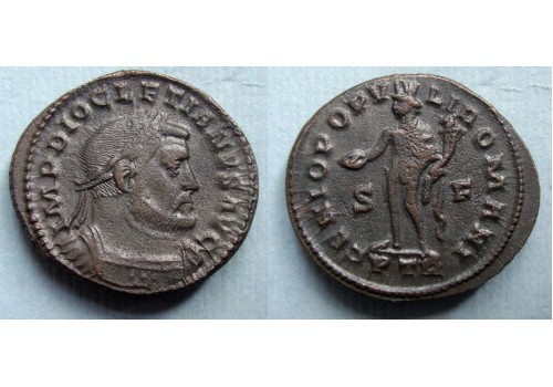 Diocletianus - Genio Trier grote munt!  (s2035)
